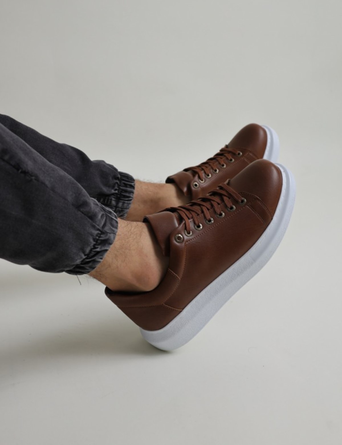 Ανδρικά ταμπά δίσολα Sneakers λαστιχένια σόλα CH25700T φωτογραφία